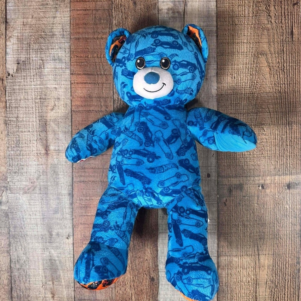 Build A Bear Hot Wheels 50th Anniversary Teddy Plush 2018 Car Stuffed Animal New